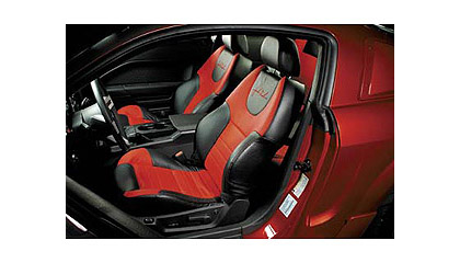 Roush Seat Covers - Dark Charcoal / Light Grey (Leather)