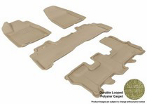07-13 MDX 3D Maxpider Classic Floormats - Tan - Set (4-Piece)