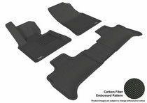 00-06 X5 (E53) 3D Maxpider Kagu Floormats - Black - Set (3-Piece)