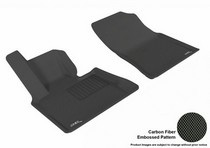 00-06 X5 (E53) 3D Maxpider Kagu Floormat - Black - Row 1 (2-Piece)
