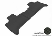 00-06 X5 (E53) 3D Maxpider Kagu Floormat - Black - Row 2 (1-Piece)