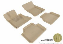 04-10 X3 (E83) 3D Maxpider Kagu Floormats - Tan - Set (4-Piece)