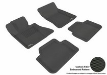 04-10 X3 (E83) 3D Maxpider Kagu Floormats - Black - Set (4-Piece)