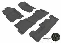 06-10 Explorer (Bench Seat , 2nd Row Without Center Console) 3D Maxpider Kagu Floormats - Black - Set (4-Piece)