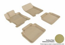 08-12 Accord (Sedan) 3D Maxpider Kagu Floormats - Tan - Set (4-Piece)