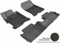 13-14 Accord (Coupe) 3D Maxpider Kagu Floormats - Black - Set (4-Piece)