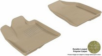 07-09 Santa Fe (Single Retention) 3D Maxpider Classic Floormat - Tan - Row 1 (2-Piece)