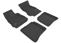 07-13 S-Class 3D Maxpider Kagu Floormats - Black - Set (4-Piece)