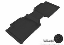 05-11 Tacoma Access Cab (2nd Row Without Center Storage Box) 3D Maxpider Classic Floormat - Black - Row 2 (1-Piece)