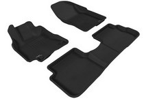 09-12 Matrix (Automatic Only) 3D Maxpider Kagu Floormats - Gray - Set (3-Piece)