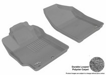 12-13 Prius C 3D Maxpider Classic Floormat - Gray - Row 1 (2-Piece)