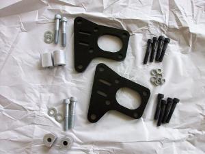 1993-2002 Pontiac Firebird, 1993-2002 Chevrolet Camaro 6LE Designs F-Body C5 Rotor Conversion Kit BRACKETS RAW