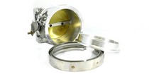 86-93 Mustang 5.0L Accufab V-Band Clamp Custom Throttle Body Kit - 90mm (4