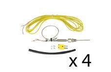 Universal AEM Wiring Connectors - Single K-Type Thermocouple Kit - 4 Pack