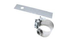 Universal AEM Gauge Components - No-Weld O2 Sensor Mount for 2.25 to 2.5 inch Diameter Pipe