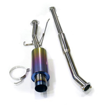 03-05 Evolution VIII Agency Power Exhaust - Titanium Colored Catback Exhaust