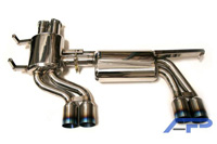 01-05 E46 M3 Agency Power Exhaust - Stainless Steel Exhaust w/ Titanium Tips