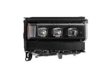 Universal AlphaRex ARX NOVA Headlights - NOVA LED Proj Headlight Blk w/Activ Light/Seq Signal/Switchback