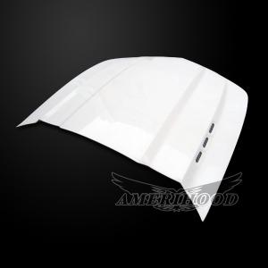 Chevrolet Camaro SS 2014-2015 AmeriHood Fiberglass Hood  -- Type-SMS Style Functional Heat Extractor Ram Air