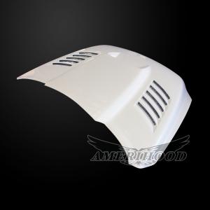 Dodge Ram 2500 2010-2017 AmeriHood Fiberglass Hood  -- SSK Style Functional Heat Extractor Vented