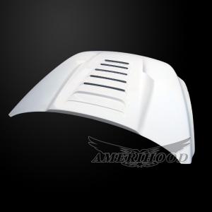 Dodge Ram 3500 2010-2017 AmeriHood Fiberglass Hood  -- Type-S Style Functional Heat Extractor Vented