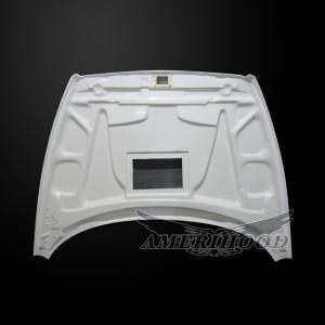 Dodge Ram 1500 1994-2001 AmeriHood Fiberglass Hood  -- Type-TS Style Functional Heat Extractor Ram Air
