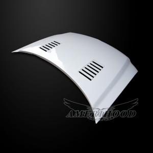 Ford Expedition 1997-2002 AmeriHood Fiberglass Hood  -- Type-E Style Ver. 2 Functional Ram Air Cooling