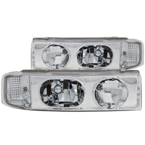 1995-2005 CHEVROLET ASTRO VAN   Anzo Crystal Headlights - Chrome