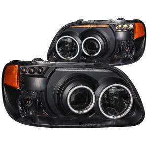 1995-2001 FORD  EXPLORER  Anzo Projector Headlights - With Halo Black 1 pc