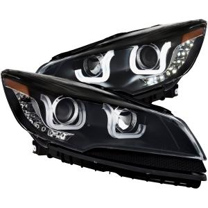 2013-2015 FORD  ESCAPE  Anzo Projector Headlights - With U-Bar Black