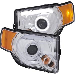 2008-2012 FORD ESCAPE  Anzo Projector Headlights - With Halo Chrome