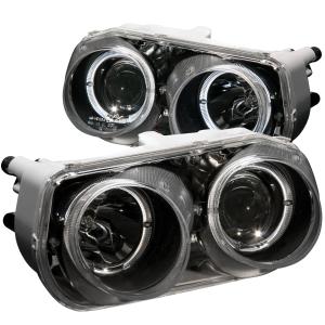 1994-1997 ACURA INTEGRA   Anzo Projector Headlights - With Halo Black