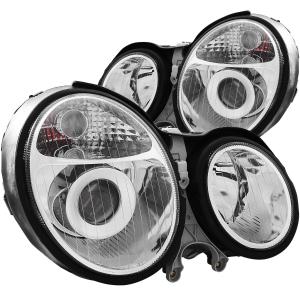 1999-2002 MERCEDES BENZ E CLASS W210  Anzo Projector Headlights - Chrome