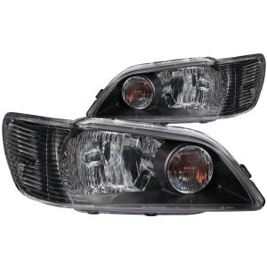 2002-2003 MITSUBISHI LANCER NOT EVO Anzo Crystal Headlights - Black