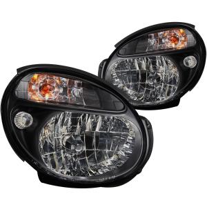 2002-2003 Subaru IMPREZA   Anzo Crystal Headlights - Black