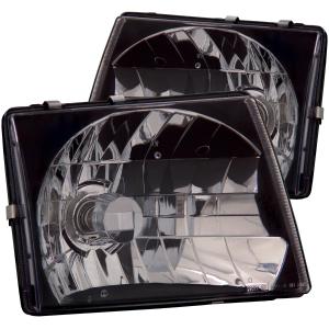 1997-2000 TOYOTA  TACOMA  Anzo Crystal Headlights - Black