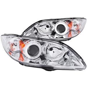 2004-2008 MAZDA 3 4DR Anzo Projector Headlights - With Halos Chrome
