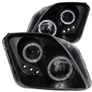 1997-2001 HONDA PRELUDE  Anzo Projector Headlights - With Halo Black With LED