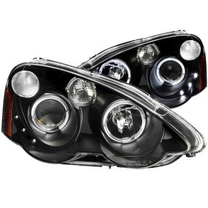 2002-2004 ACURA RSX  Anzo Projector Headlights - With Halo Black