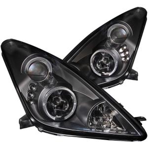 2000-2005 TOYOTA  CELICA  Anzo Projector Headlights - With Halo Black