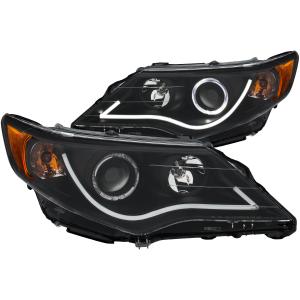 2012-2013 TOYOTA CAMRY  Anzo Projector Headlights - With Halo Black