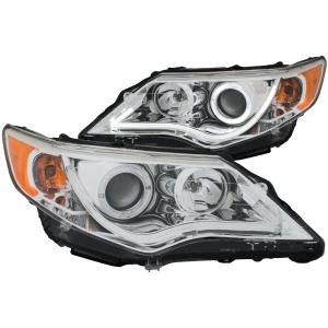 2012-2013 TOYOTA CAMRY  Anzo Projector Headlights - With Halo Chrome