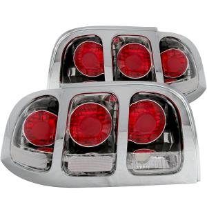 1994-1998 FORD  MUSTANG   Anzo Taillights - Chrome