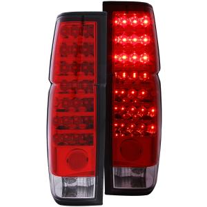 1986-1997 NISSAN HARDBODY   Anzo LED Taillights - Red/Clear