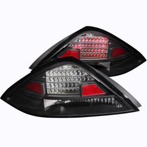 2003-2005 HONDA ACCORD 2DR Anzo LED Taillights - Black