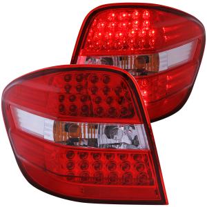 2006-2007 MERCEDES BENZ M CLASS W164  Anzo LED Taillights - Red/Clear