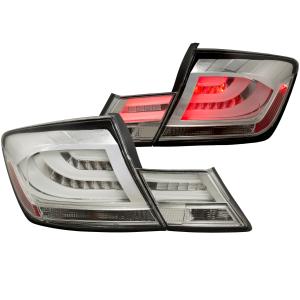 2013-2015 HONDA CIVIC 4DR Anzo LED Taillights - Chrome