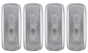 2010-2015 DODGE RAM 3500 DUALLY Anzo LED Fender Light Kit - Clear 2 - Piece Amber / 2 - Piece Red