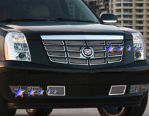 07-10 Escalade APS Chrome Stainless Steel Lower Bumper Grille