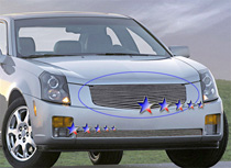 03-07 CTS APS Polished Aluminum Main Upper Grille